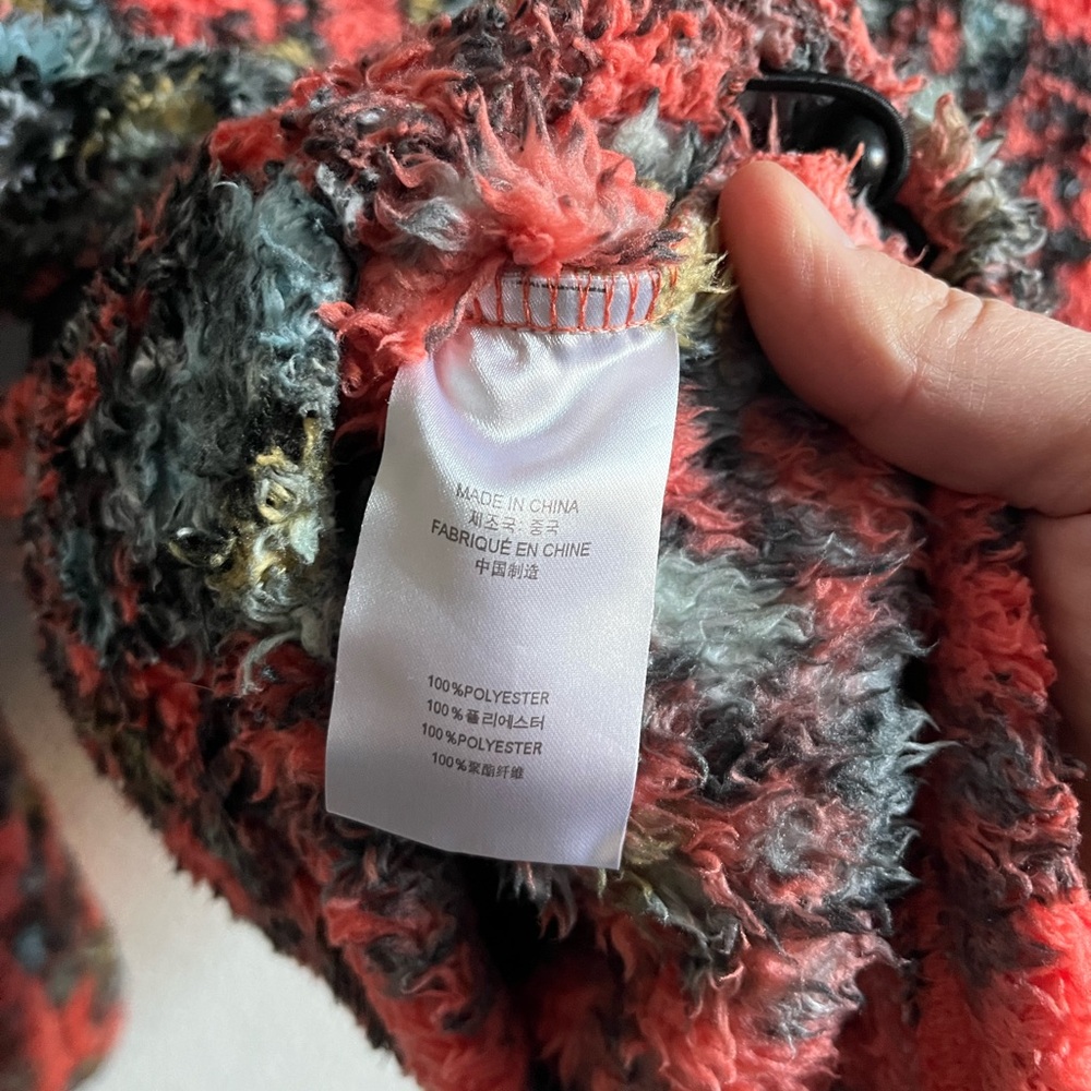 Hooey Kids' Colorful Sherpa Fleece Pullover XS - Picture 9 of 10